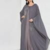 Bousni Women Beads Embellished Kaftan Abaya 02 Bousni Women Beads Embellished Kaftan Abaya
