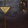 Brown Self Design Shoulder Bag