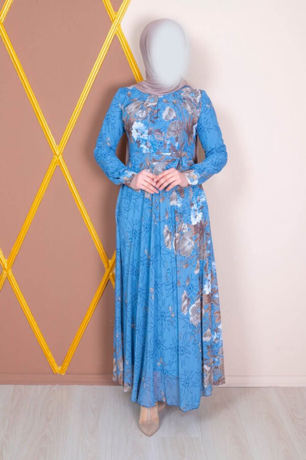Chiffon Floral Dress 3 Chiffon Floral Dress (Copy)