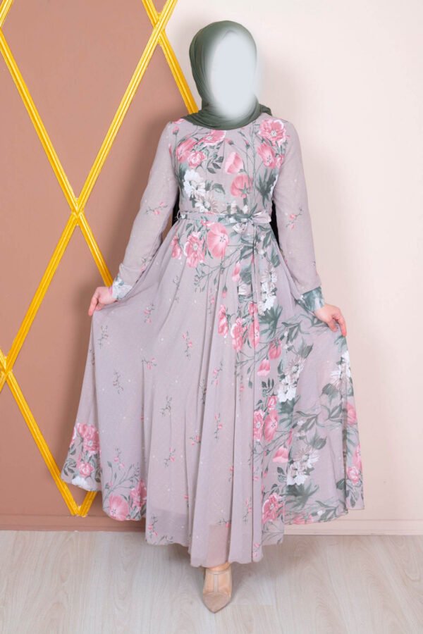 Chiffon Floral Dress 4 Chiffon Floral Dress (Copy)