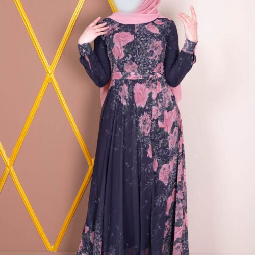 Chiffon Floral Dress 6 Chiffon Floral Dress