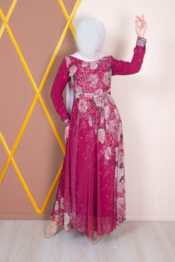 Chiffon Floral Dress 7 Chiffon Floral Dress (Copy)