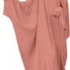 IKADEX Muslim Dress for Women Pakistani Kaftan Abaya Robe + Hijab Arabic Islamic Prayer Clothes Dubai Outfits 02 Hijab Arabic Islamic Prayer Clothes Dubai Outfits