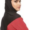 SHADOW Jersey Stretch Shailah Hijab Muslim Islamic Arab Scarf Headscarf Abaya Shawl Scarves Soft, One Size - 65 x 165 cm 03 Hijab satin scarf for hair wrapping at night.