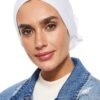 SHADOW Women's Hijab Jersey Cap Under Scarf Islamic Muslim Plain Tube Stretchable Head Band Bonnet Underscarf 01 SHADOW Women's Hijab Jersey Cap Under Scarf