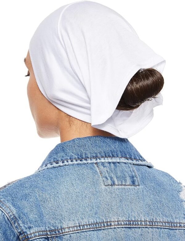 SHADOW Women's Hijab Jersey Cap Under Scarf Islamic Muslim Plain Tube Stretchable Head Band Bonnet Underscarf 02 SHADOW Women's Hijab Jersey Cap Under Scarf