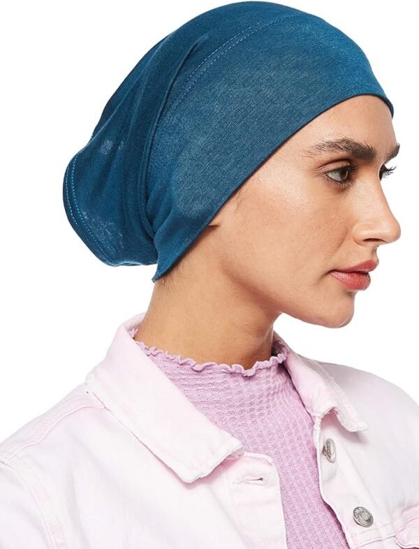 SHADOW Women's Hijab Jersey Cap Under Scarf Islamic Muslim Plain Tube Stretchable Head Band Bonnet Underscarf 04 SHADOW Women's Hijab Jersey Cap Under Scarf