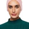 SHADOW Women's Hijab Jersey Cap Under Scarf Islamic Muslim Plain Tube Stretchable Head Band Bonnet Underscarf 09 Hijab satin scarf for hair wrapping at night.