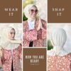 Snap Hijab-Turbans for Women-Hijab for Women Hair Wraps-Head Wraps for Women Hijab Undercap-Caps-Instant Hijab Hijab for Women Hair Wraps-