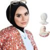 Snap Hijab-Turbans for Women-Hijab for Women Hair Wraps-Head Wraps for Women Hijab Undercap-Caps-Instant Hijab 01 Hijab for Women Hair Wraps-