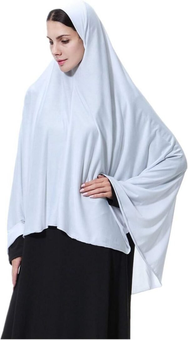 Women's High Stretch Hijab Muslim Arabian Long Milk Silk Purity Color Chiffon Hijab 08 Hijab Muslim Arabian Long Milk Silk Purity Color Chiffon Hijab