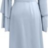 Hijab for Women Lightweight Long Sleeve Chiffon Dresses for Women